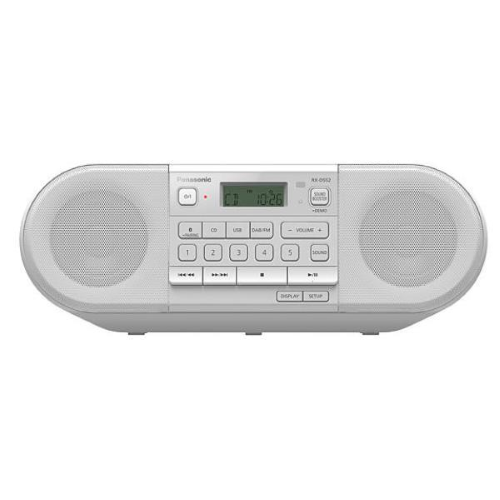 Panasonic-RX-D552 - Radio portatile DAB - 20 Watt - bianco